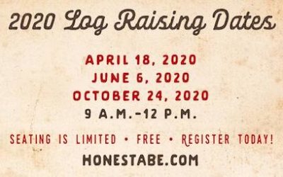 Plan to Attend Log Raisings & Home Tours in 2020